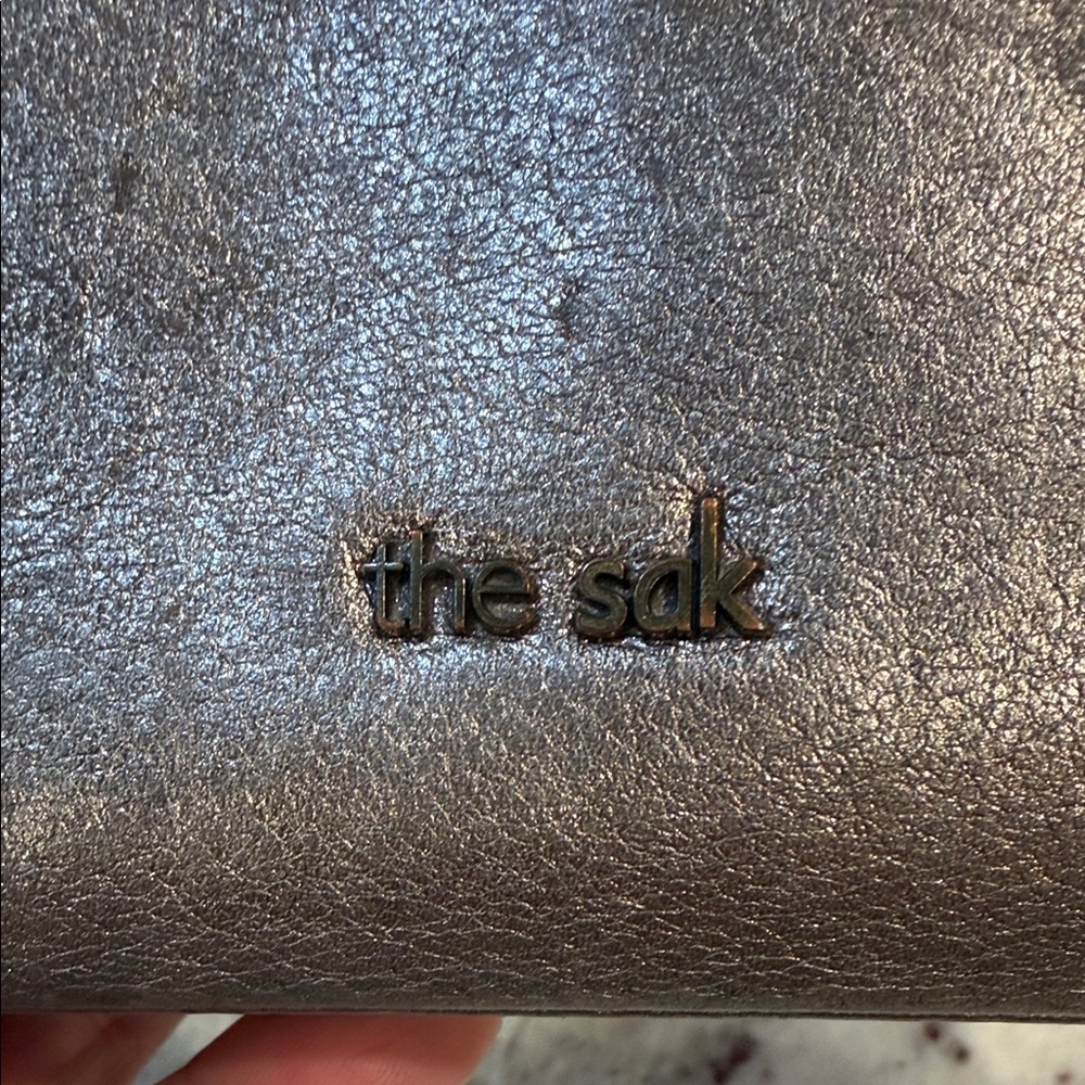 The Sak Metallic Silver Wristlet- NWOT - Picture 11 of 12